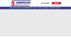 Desktop Screenshot of americansteelandaluminum.com