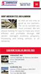 Mobile Screenshot of americansteelandaluminum.com